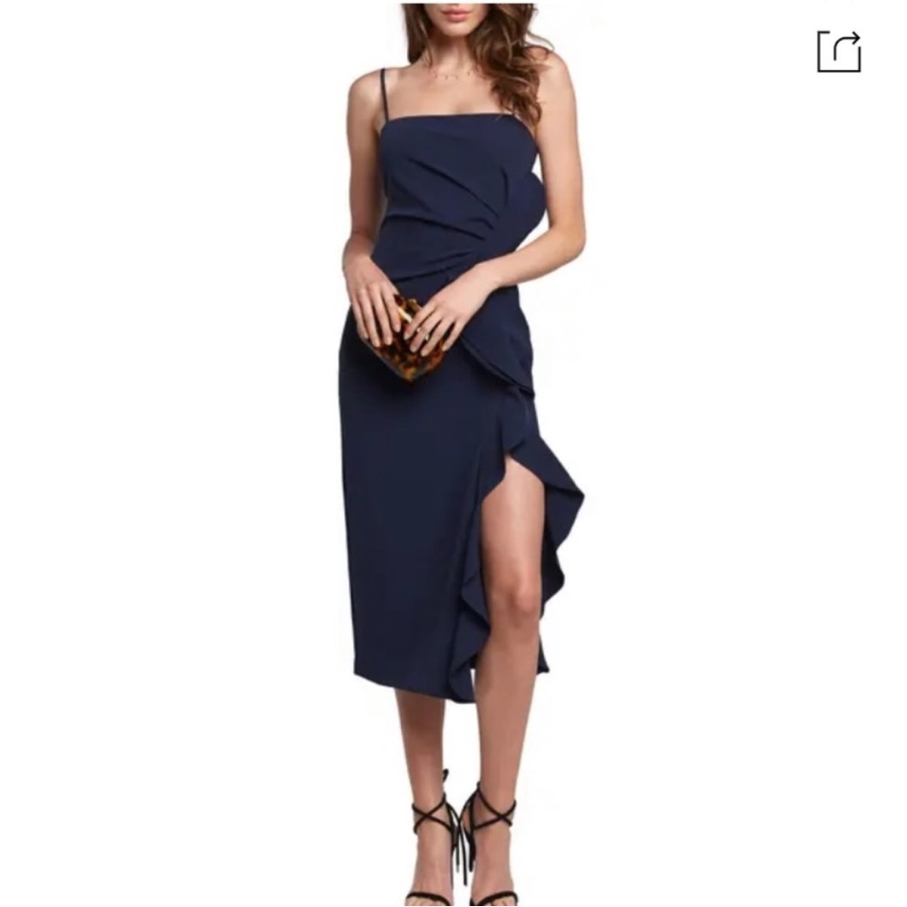 Bardot Rona Ruffled Midi Dress